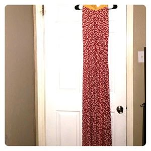 Halter top maxi dress